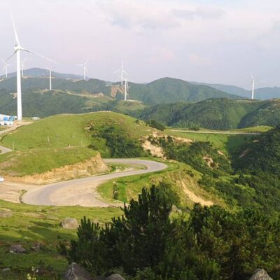 Ветряная электростанция на озере Янтянь I