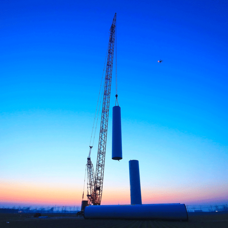 wind turbine installation