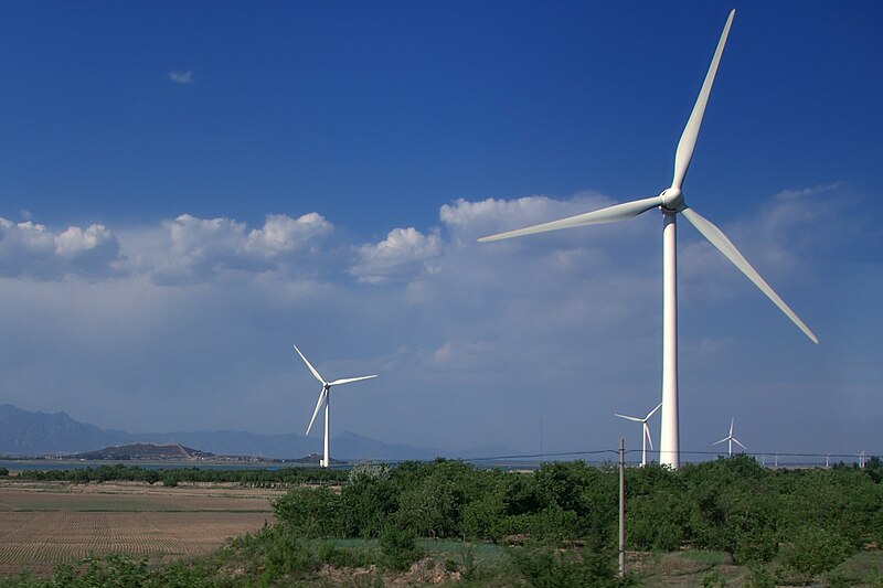 Wind Power at Guanting Resevoir